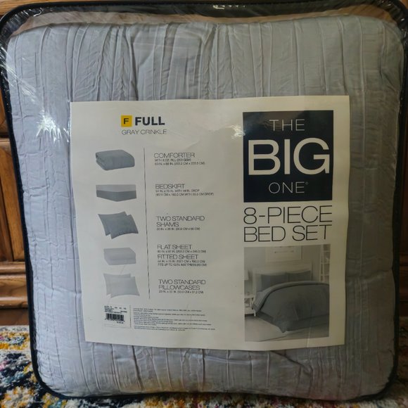 Bed in a bag full size in grey - Picture 1 of 6